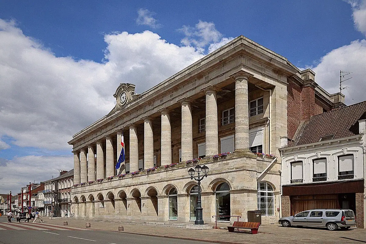 Hazebrouck vue depuis l'espace public